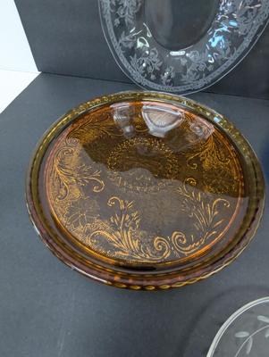 Vintage Tiara 10 1/4" Platter Anchor Hocking Vintage Glass Plates