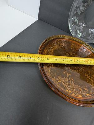 Vintage Tiara 10 1/4" Platter Anchor Hocking Vintage Glass Plates