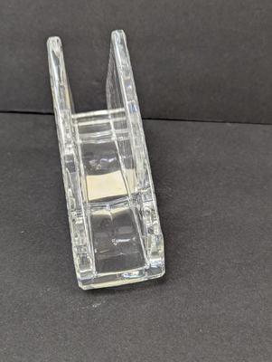 Vintage 1990's Bohemia Czech Republic Lead Crystal Napkin Holder