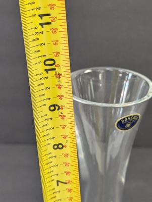 9 1/4" Tall Vintage 1990's Bohemia Czech Republic Lead Crystal Vase