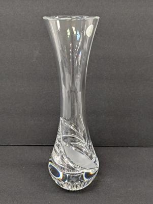 9 1/4" Tall Vintage 1990's Bohemia Czech Republic Lead Crystal Vase
