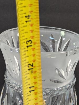 Approx 12 3/4" Tall Vintage Cristal d'Arques France Base Carthage Design Tall Lead Vase