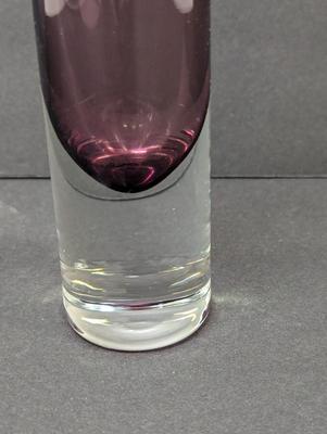 Hand Crafted Glass Bud Vase