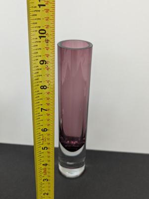 Hand Crafted Glass Bud Vase