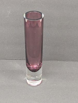 Hand Crafted Glass Bud Vase