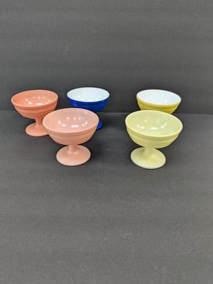 Vintage Hazel Atlas Glass Sherbet Bowls