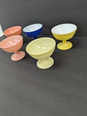 Vintage Hazel Atlas Glass Sherbet Bowls