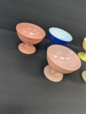 Vintage Hazel Atlas Glass Sherbet Bowls