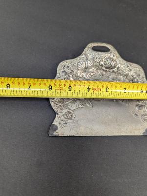 Metal Crumb Butler Scraper & Catcher Metal Plated Made In Occupied Japan
