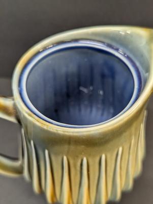 Glazed Irish Porcelain Wade Pitcher With Handle