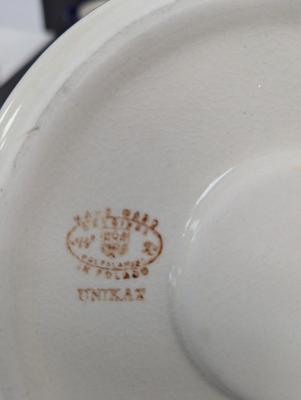 Polish Unikat Pottery Soup Server with Warmer Stand- Signed