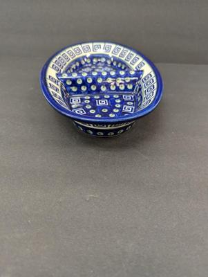 Boleslawiec Pottery Hand Made Divided Dish
