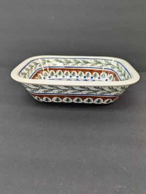 Boleslawiec Polish Pottery Hand Made Loaf Dish