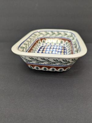 Boleslawiec Polish Pottery Hand Made Loaf Dish
