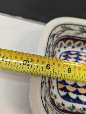 Boleslawiec Polish Pottery Hand Made Loaf Dish