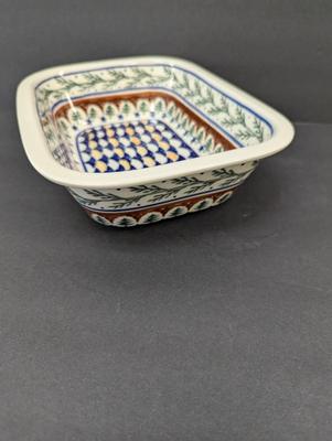 Boleslawiec Polish Pottery Hand Made Loaf Dish