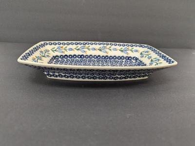 Polish Hand Made Serving Dish- Approx 7 1/2" x 11 3/8"