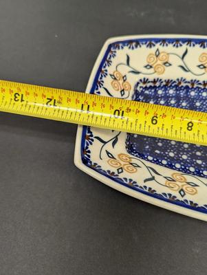 Boleslawiec Polish Pottery Hand Made Serving Dish