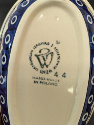 Polish Pottery Hand Made Serving Dishes