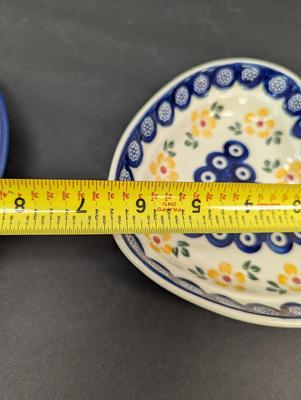 Polish Pottery Hand Made Serving Dishes