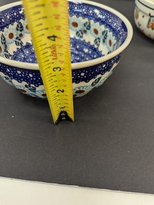 Polish Pottery Hand Made Bowls- Assorted Makers