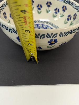 Polish Pottery Hand Made Bowls