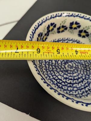 Polish Pottery Hand Made Bowls