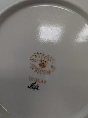 Pair of Polish Pottery Hand Made Plates