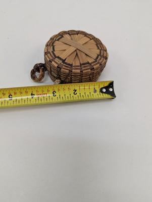 Navajo Weaving Comb & Wicker Box