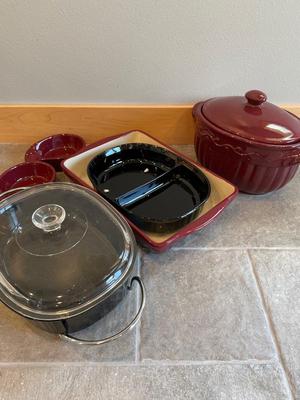 Corningware & ceramic baking dishes