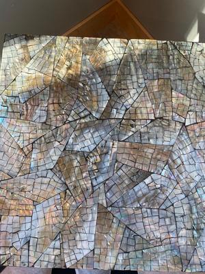 Mosaic-look table