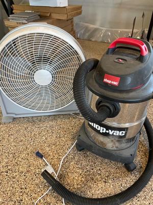 ShopVac & fan