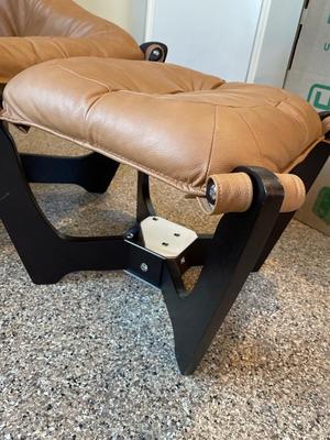 Luna leather sling chair