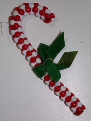 Candy cane tree ornament