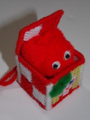 3-D jack-in-the-box tree ornament