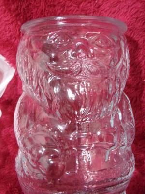 Christmas candy dish & Santa candy jar