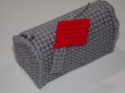 Old fashioned mail box tree ornament