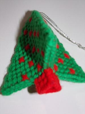 Christmas tree, 3 sided style, tree ornament