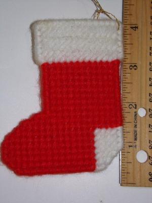 Christmas sock tree ornament candy holder