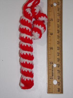 Candy cane tree ornament