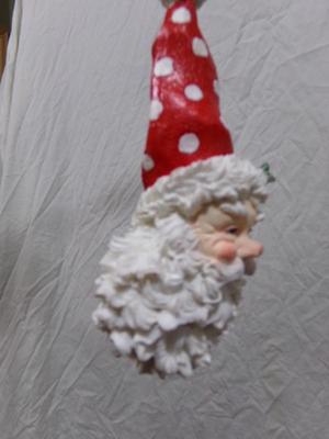 Ceramic Santa tree ornament