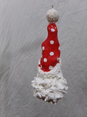 Ceramic Santa tree ornament
