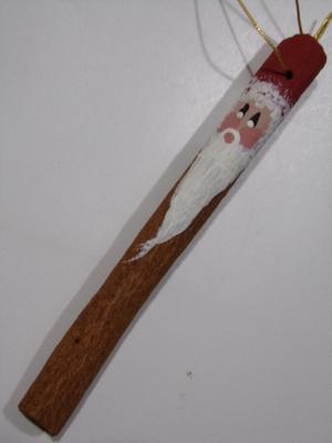 Hand painted tree ornament