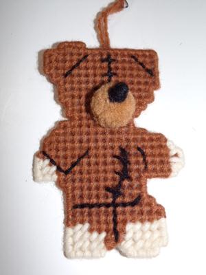 Teddy bear tree ornament