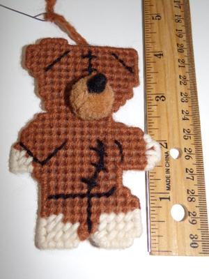 Teddy bear tree ornament