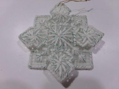 Hand crafted tree ornament