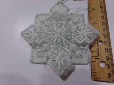 Hand crafted tree ornament
