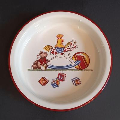 LOT 1: Tiffany & Co Tiffany Toys Children's Plate, Bowls and Cups