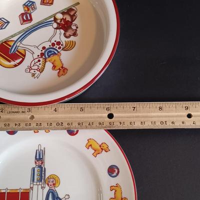 LOT 1: Tiffany & Co Tiffany Toys Children's Plate, Bowls and Cups