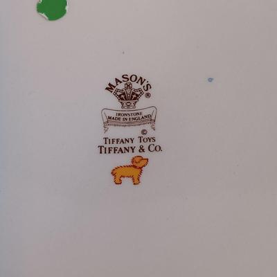 LOT 1: Tiffany & Co Tiffany Toys Children's Plate, Bowls and Cups